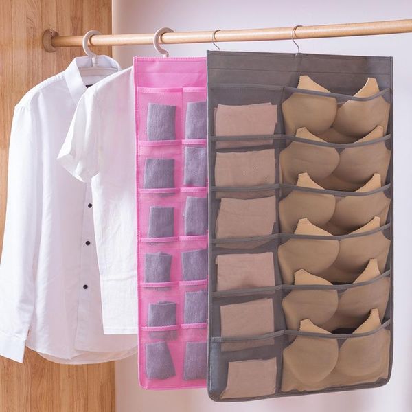 storage bags clothes hanging underwear box 5/10/12/18 grid double-sided bag for home socks toiletries organizer
storage bags clothes hanging underwear box 5/10/12/18 grid double-sided bag for home socks toiletries organizer