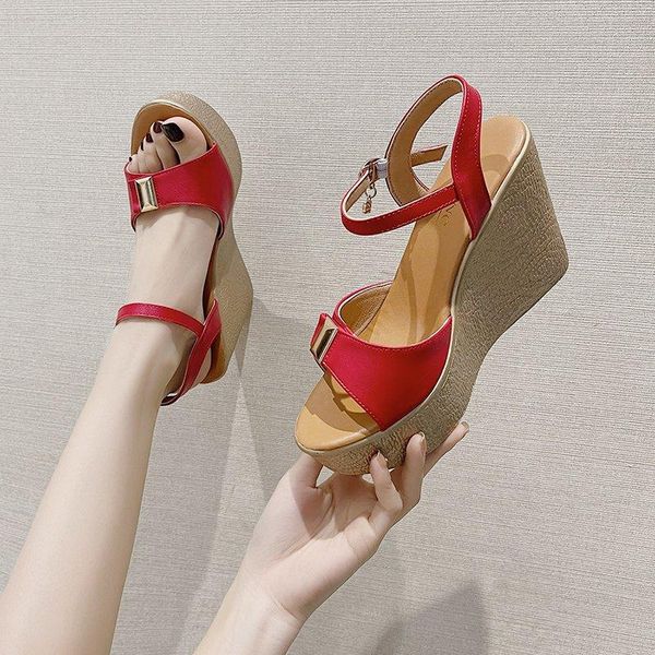 sandals platform wedge women buckle height increase shoes summer casual open toe thick sole mujer 2021, Black
sandals platform wedge women buckle height increase shoes summer casual open toe thick sole mujer 2021, Black