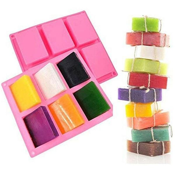 craft tools 6 cavity square soap mold silicone molds for mila pudding candy handmade candle diy making home cake mould
craft tools 6 cavity square soap mold silicone molds for mila pudding candy handmade candle diy making home cake mould
