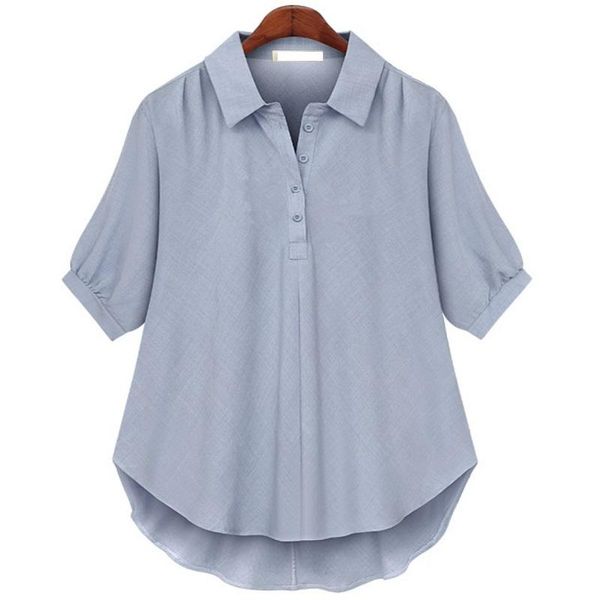 women's blouses & shirts est women linen cotton formal office clothes long sleeve plus sizes lady top, White
women's blouses & shirts est women linen cotton formal office clothes long sleeve plus sizes lady top, White