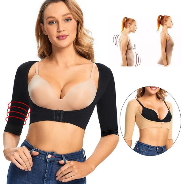 women's shapers joyshaper upper arm shaper slimmer for women compression sleeves back breast support posture corrector slimming shapew, Black;white
women's shapers joyshaper upper arm shaper slimmer for women compression sleeves back breast support posture corrector slimming shapew, Black;white