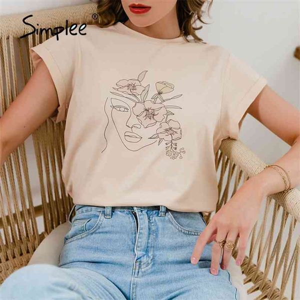 fashion light apricot print basic o-neck t-shirt casual summer short sleeve women tees elegant daliy t shirt 210720, White
fashion light apricot print basic o-neck t-shirt casual summer short sleeve women tees elegant daliy t shirt 210720, White