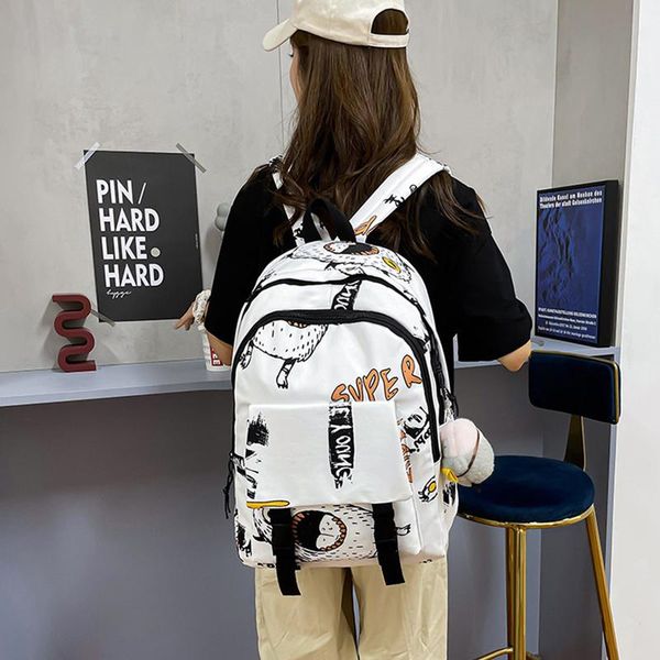backpack graffiti hasp girl boy high school student nylon bag large capacity fashion sports rucksack mochila
backpack graffiti hasp girl boy high school student nylon bag large capacity fashion sports rucksack mochila