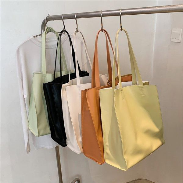 shoulder bags 2021bright color women soft pu leather handbag large capacity casual tote bag female designer shopper
shoulder bags 2021bright color women soft pu leather handbag large capacity casual tote bag female designer shopper