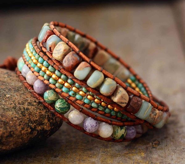 bangles bracelets selling new special-shaped shoushan stone rice beads mixed with hand woven leather bracelet bohemian jewelry, Black
bangles bracelets selling new special-shaped shoushan stone rice beads mixed with hand woven leather bracelet bohemian jewelry, Black