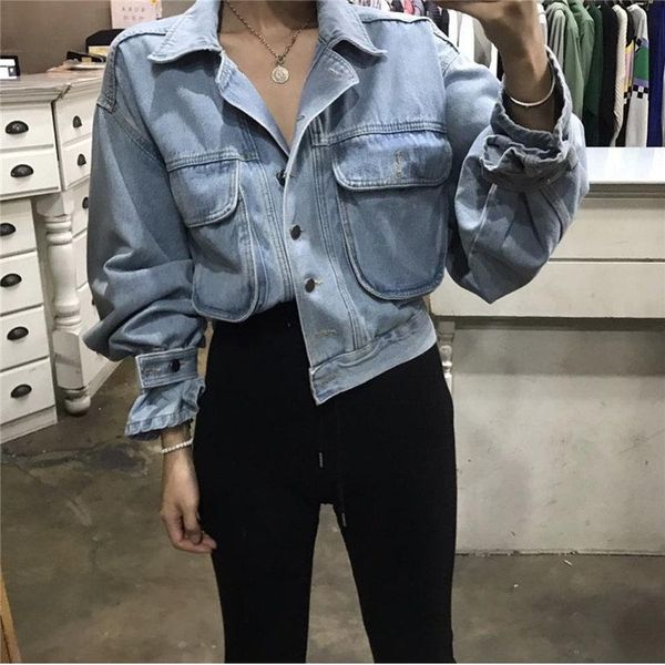 autumn students chic denim casual feminine bf style brief cowboy office lady all-match fresh loose coat large size women's jackets, Black;brown
autumn students chic denim casual feminine bf style brief cowboy office lady all-match fresh loose coat large size women's jackets, Black;brown