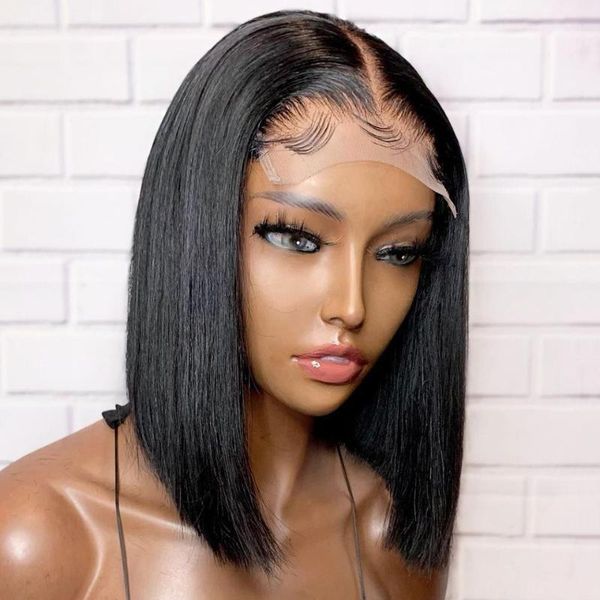 blunt cut short bob jet black color straight wigs lace front closure synthetic wig with baby hair daily wear1
blunt cut short bob jet black color straight wigs lace front closure synthetic wig with baby hair daily wear1