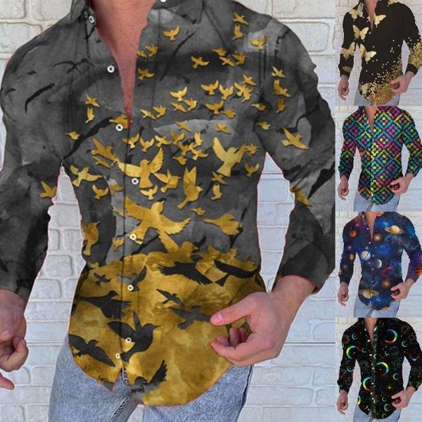 men's casual shirts 2021 spring autumn men fashion turn-down collar buttoned shirt digital printing long sleeve streetwear, White;black
men's casual shirts 2021 spring autumn men fashion turn-down collar buttoned shirt digital printing long sleeve streetwear, White;black