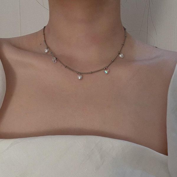 pendant necklaces clavicle chain hanging choker necklace for women party pendants tassel sweet and fashionable jewelry, Silver
pendant necklaces clavicle chain hanging choker necklace for women party pendants tassel sweet and fashionable jewelry, Silver