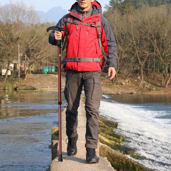 trekking poles six-section pole walking cane aluminium alloy anti-skid adjustable stick (brown)
trekking poles six-section pole walking cane aluminium alloy anti-skid adjustable stick (brown)
