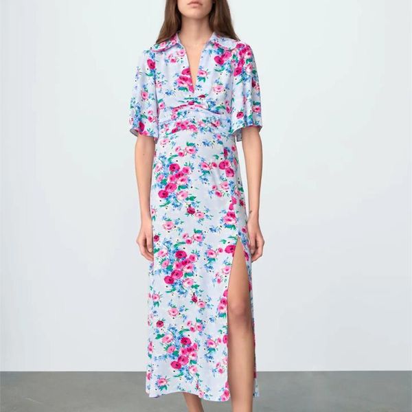 casual dresses 2021 elegant flower print long pleat dress women short sleeve gathering woman chic side zip ruched summer, Black;gray
casual dresses 2021 elegant flower print long pleat dress women short sleeve gathering woman chic side zip ruched summer, Black;gray