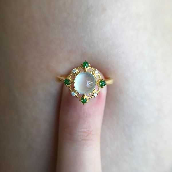 cluster rings the temperament fashion hundred set s925 pure silver natural white egg face ring open to care for women, Golden;silver
cluster rings the temperament fashion hundred set s925 pure silver natural white egg face ring open to care for women, Golden;silver