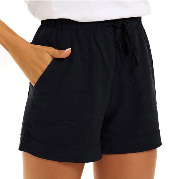 women's shorts summer casual women solid elasticity jogger female gym sport with pocket pantalones cortos de mujer, White;black
women's shorts summer casual women solid elasticity jogger female gym sport with pocket pantalones cortos de mujer, White;black