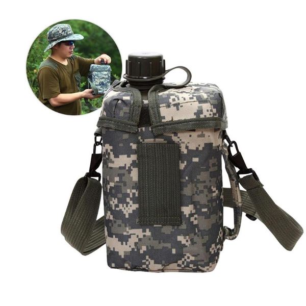 hydration packs 2l pvc portable military kettle with camouflage water bottle cover tote bag for outdoor sport hiking camping hunting climbin
hydration packs 2l pvc portable military kettle with camouflage water bottle cover tote bag for outdoor sport hiking camping hunting climbin