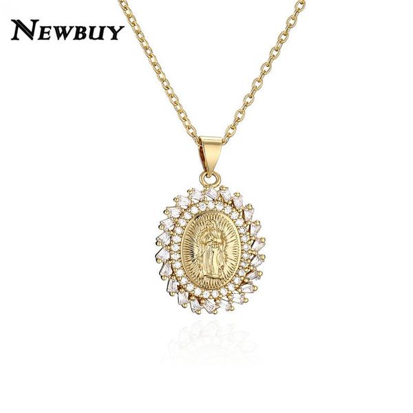 geometric pendant gold color virgin mary necklace for women choker wholesale party zircon jewelry necklaces, Silver
geometric pendant gold color virgin mary necklace for women choker wholesale party zircon jewelry necklaces, Silver