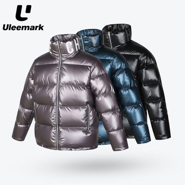 uleemark men's down coat winter metallic colors streetwear stand-up collar puffer jacket, Black
uleemark men's down coat winter metallic colors streetwear stand-up collar puffer jacket, Black