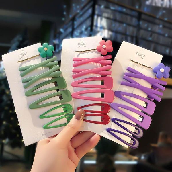 nice beauty 7pcs/set candy colors hair clips for girls women simple sweet flower hairpins painted colorful matte barrette accessories, Slivery;white
nice beauty 7pcs/set candy colors hair clips for girls women simple sweet flower hairpins painted colorful matte barrette accessories, Slivery;white