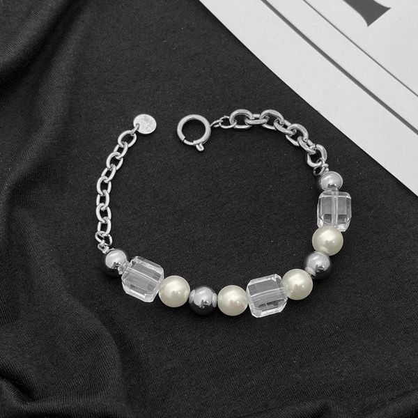 beaded, strands hangzhi 2021 hip hop simple transparent square pearl temperament bracelet stitching necklace fashion jewelry, Black
beaded, strands hangzhi 2021 hip hop simple transparent square pearl temperament bracelet stitching necklace fashion jewelry, Black