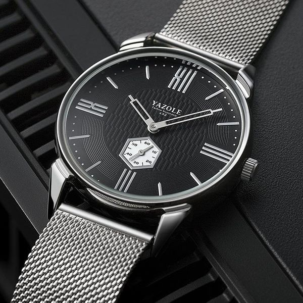 wristwatches relogio masculino simple quartz watch men magnet mesh stainless steel waterproof gift mezczyzni ogladac, Slivery;brown
wristwatches relogio masculino simple quartz watch men magnet mesh stainless steel waterproof gift mezczyzni ogladac, Slivery;brown