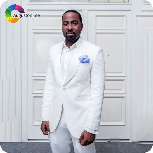 men's suits & blazers white men for wedding wide shawl lapel slim fit groom tuxedos male blazer terno masculino costume homme mari, White;black
men's suits & blazers white men for wedding wide shawl lapel slim fit groom tuxedos male blazer terno masculino costume homme mari, White;black