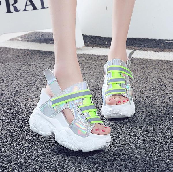 women sandals shoes woman peep-toe sandalias summer platform 11.5cm heel height white, Black
women sandals shoes woman peep-toe sandalias summer platform 11.5cm heel height white, Black