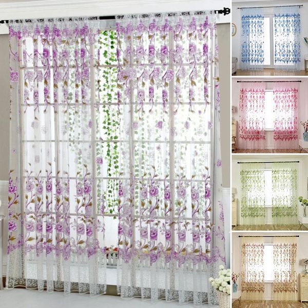 curtain & drapes peony printed tulle translucent window treatment voile drape valance panel fabric living room bedroom screen curtains
curtain & drapes peony printed tulle translucent window treatment voile drape valance panel fabric living room bedroom screen curtains