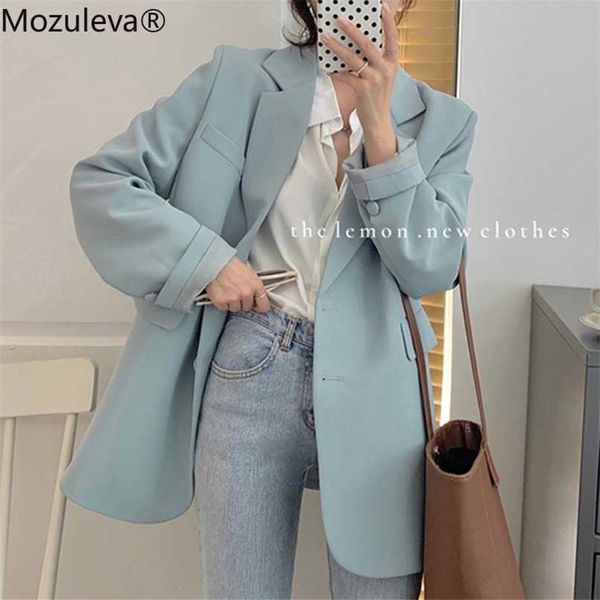 mozuleva chic loose amrygreen women blazer spring summer single breasted female suit jacket full sleeve outwear 210930, White;black
mozuleva chic loose amrygreen women blazer spring summer single breasted female suit jacket full sleeve outwear 210930, White;black