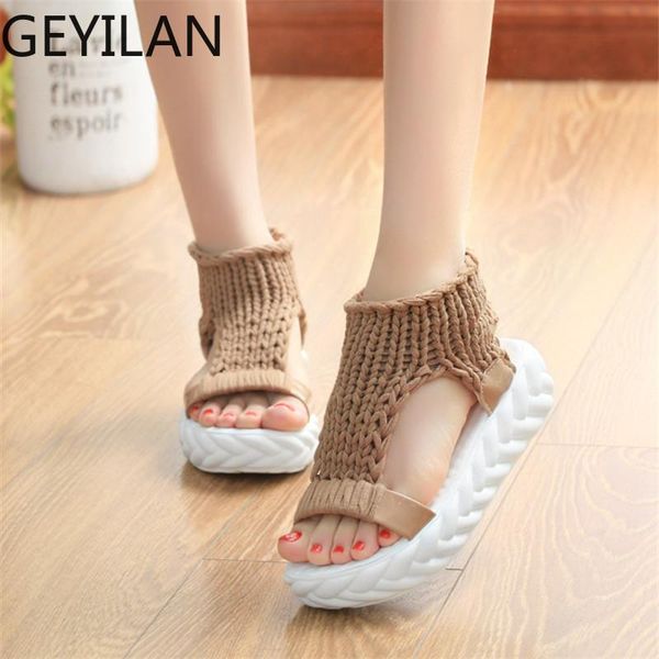 knitted elastic mesh platform sandals 2021 summer shoes women fashion open toe flat sweet hollow slip-on female, Black
knitted elastic mesh platform sandals 2021 summer shoes women fashion open toe flat sweet hollow slip-on female, Black