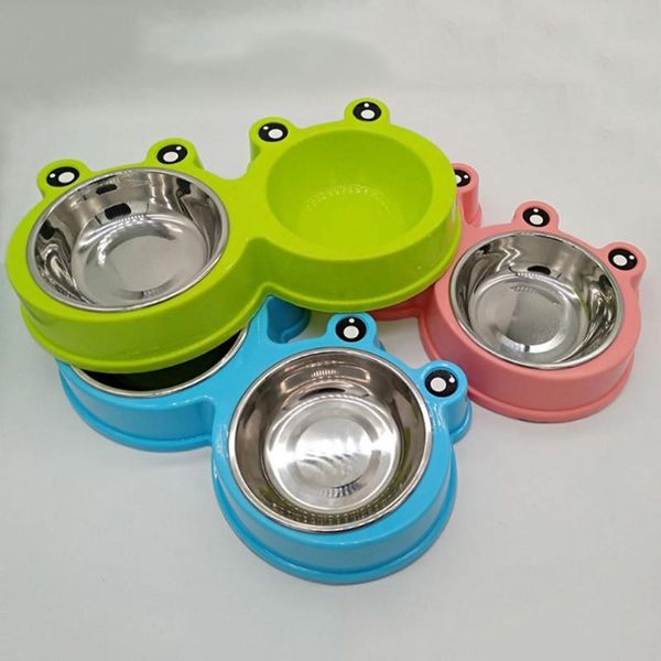 cat bowls & feeders pet dog puppy travel feeding feeder double food bowl water dish cute frog
cat bowls & feeders pet dog puppy travel feeding feeder double food bowl water dish cute frog