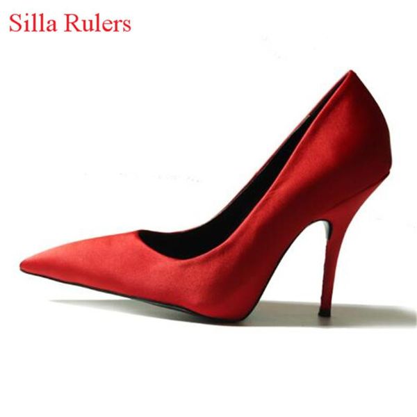 stiletto high heels women pumps red purple wedding shoes pointed toe ladies woman zapatos mujer big size dress, Black
stiletto high heels women pumps red purple wedding shoes pointed toe ladies woman zapatos mujer big size dress, Black