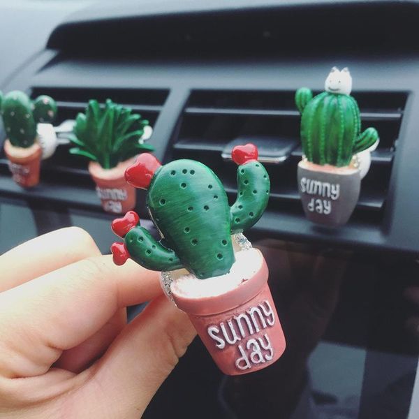 car air freshener cute resin potted cactus conditioning vent perfume clips creative fragrance solid decoration ornament
car air freshener cute resin potted cactus conditioning vent perfume clips creative fragrance solid decoration ornament