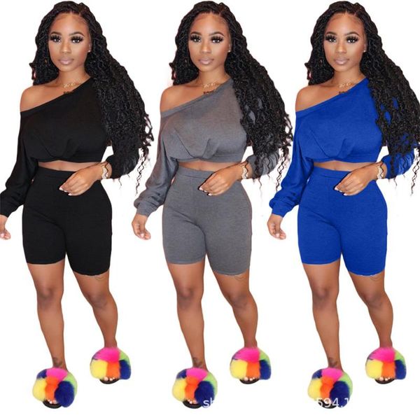women's tracksuits two piece set women fall fashion urban leisure commuter pure color casual long sleeves shorts sets wholesale drop, Gray
women's tracksuits two piece set women fall fashion urban leisure commuter pure color casual long sleeves shorts sets wholesale drop, Gray