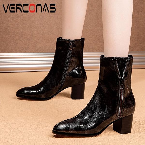 boots verconas concise fashion women ankle 2021 autumn winter zipper shoes woman thick heels office lady basic short, Black
boots verconas concise fashion women ankle 2021 autumn winter zipper shoes woman thick heels office lady basic short, Black