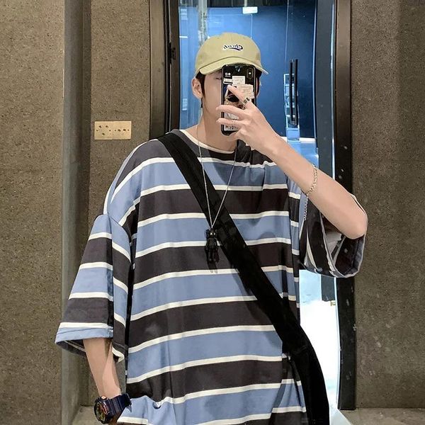 cotton striped t-shirt male funny harajuku clothes streetwear men japan hip hop loose half sleeve gothic oversized t shirts men's t-shi, White;black
cotton striped t-shirt male funny harajuku clothes streetwear men japan hip hop loose half sleeve gothic oversized t shirts men's t-shi, White;black