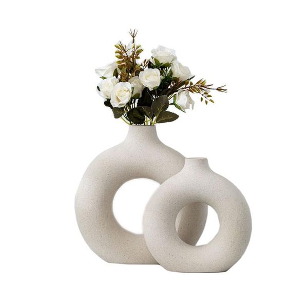 vases nordic circular hollow ceramic vase donuts flower pot home decoration accessories office deskliving room interior decor gift
vases nordic circular hollow ceramic vase donuts flower pot home decoration accessories office deskliving room interior decor gift