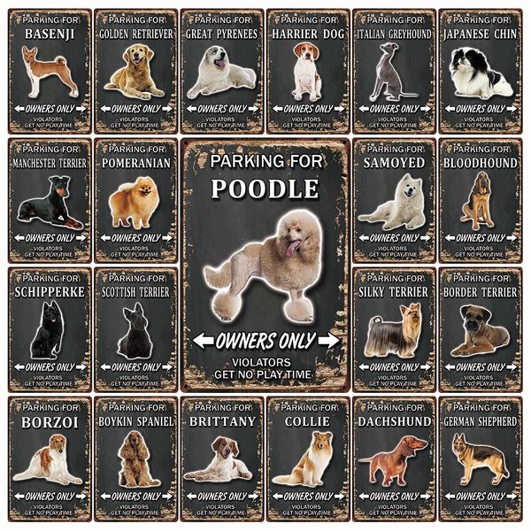 pets dogs basenji poodle silky terrier dachshund tin metal sign home decor bar wall art painting 20*30 cm size dy121
pets dogs basenji poodle silky terrier dachshund tin metal sign home decor bar wall art painting 20*30 cm size dy121
