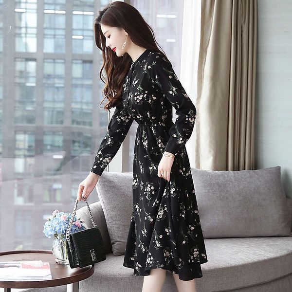 dresses autumn floral casual chiffon cool wind ins super dress women's xia a-line long skirt korean version, Black;gray
dresses autumn floral casual chiffon cool wind ins super dress women's xia a-line long skirt korean version, Black;gray