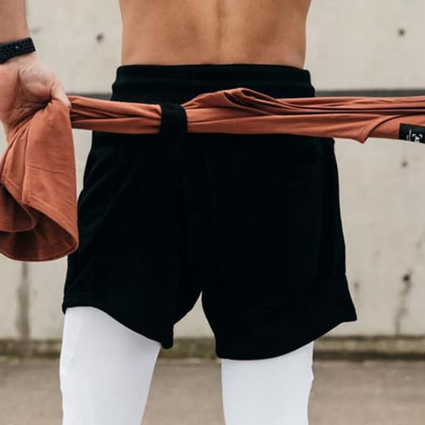 men's shorts running men 2 in 1 sports jogging fitness training quick dry mens gym sport short pants, White;black
men's shorts running men 2 in 1 sports jogging fitness training quick dry mens gym sport short pants, White;black