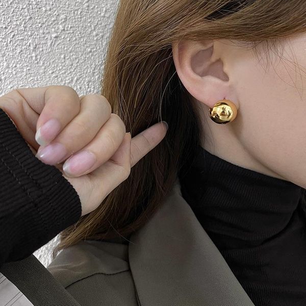 hoop & huggie minimalist gold/silver color round earrings for women trendy geometric drop statement party fashion jewelry gift, Golden;silver
hoop & huggie minimalist gold/silver color round earrings for women trendy geometric drop statement party fashion jewelry gift, Golden;silver
