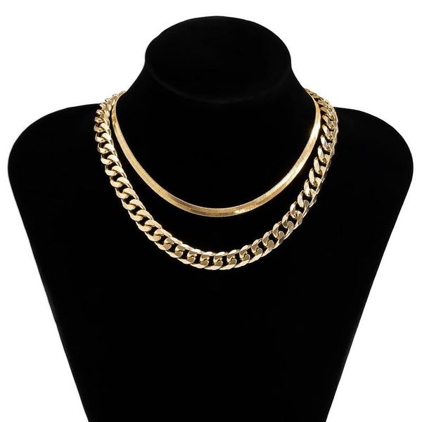 chains geometric necklaces woman layered necklace ladies clavicle chain girls party simple gold color kpop alloy oorbellen, Silver
chains geometric necklaces woman layered necklace ladies clavicle chain girls party simple gold color kpop alloy oorbellen, Silver
