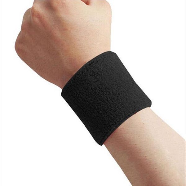 1x terry cloth cotton sweatband sports wrist tennis yoga sweat wristband support, Black;red
1x terry cloth cotton sweatband sports wrist tennis yoga sweat wristband support, Black;red
