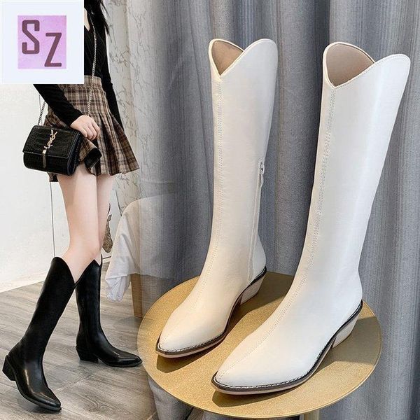 boots women's 2021 fall white designer retro high heels thick heel pointed western cowboy women, Black
boots women's 2021 fall white designer retro high heels thick heel pointed western cowboy women, Black