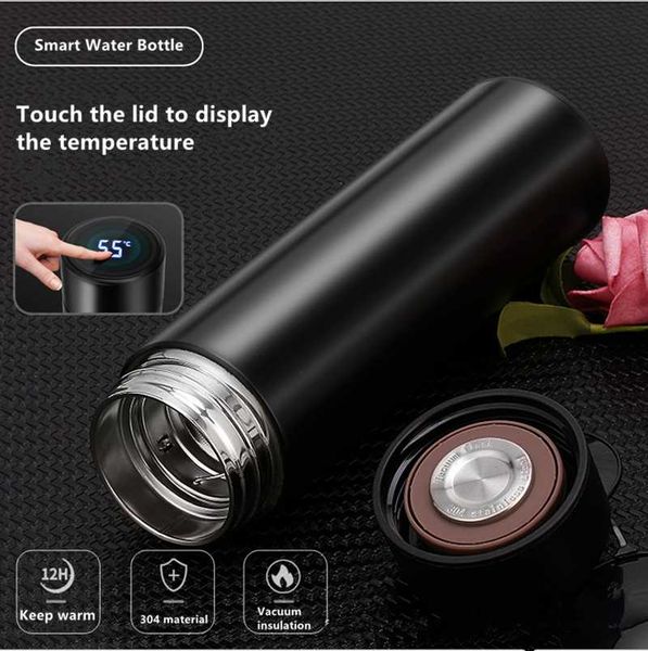 water bottles stainless steel smart bottle, leak proof, double walled, keep drink & cold, lcd temperature display
water bottles stainless steel smart bottle, leak proof, double walled, keep drink & cold, lcd temperature display