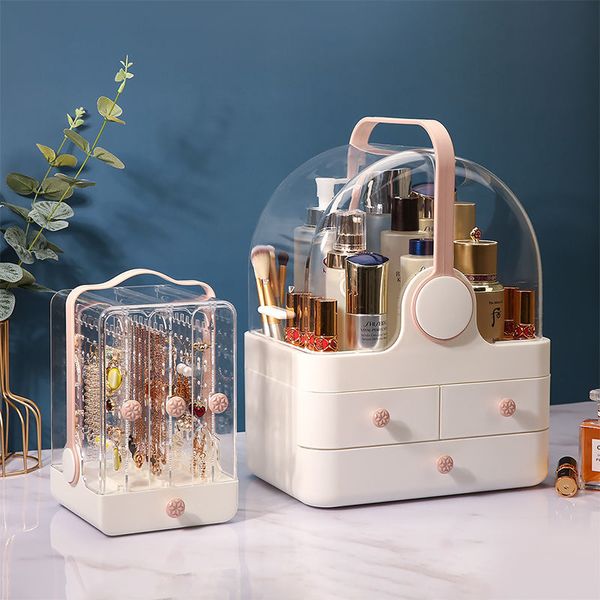 large capacity cosmetic jewelry storage box makeup organizer earrings lipstick holder portable drawer waterproof
large capacity cosmetic jewelry storage box makeup organizer earrings lipstick holder portable drawer waterproof
