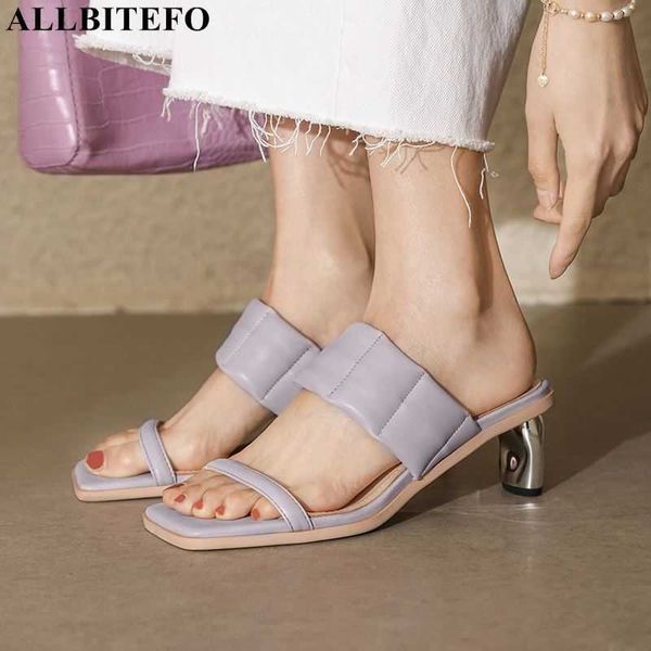 allbitefo sliver heel women slippers genuine leather sheepskin insole summer flip flops women sandals high heel shoes 210611, Black
allbitefo sliver heel women slippers genuine leather sheepskin insole summer flip flops women sandals high heel shoes 210611, Black