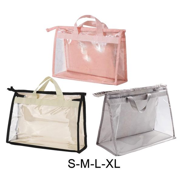 handbag organizer for wardrobe closet transparent storage bag portable hanger bags
handbag organizer for wardrobe closet transparent storage bag portable hanger bags