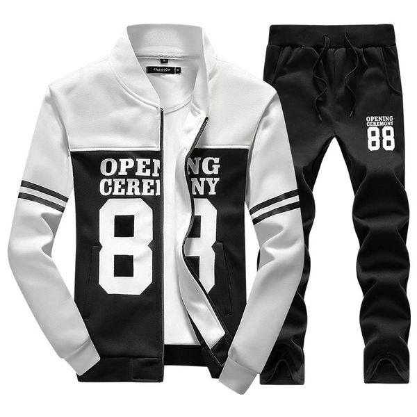 men's tracksuits spring men set print tracksuit autumn sportswear suit clothes mens casual sports two piece jacket+pants track svy, Gray
men's tracksuits spring men set print tracksuit autumn sportswear suit clothes mens casual sports two piece jacket+pants track svy, Gray