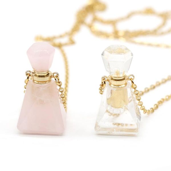 pendant necklaces natural perfume bottle necklace exquisite irregular clear quartz charms for elegant women love romantic gift 17x34mm, Silver
pendant necklaces natural perfume bottle necklace exquisite irregular clear quartz charms for elegant women love romantic gift 17x34mm, Silver