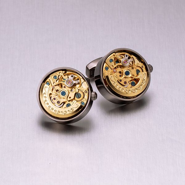 kflk jewelry shirts cufflinks for mens brand watch movement mechanical big cuff links button male guests, Silver
kflk jewelry shirts cufflinks for mens brand watch movement mechanical big cuff links button male guests, Silver