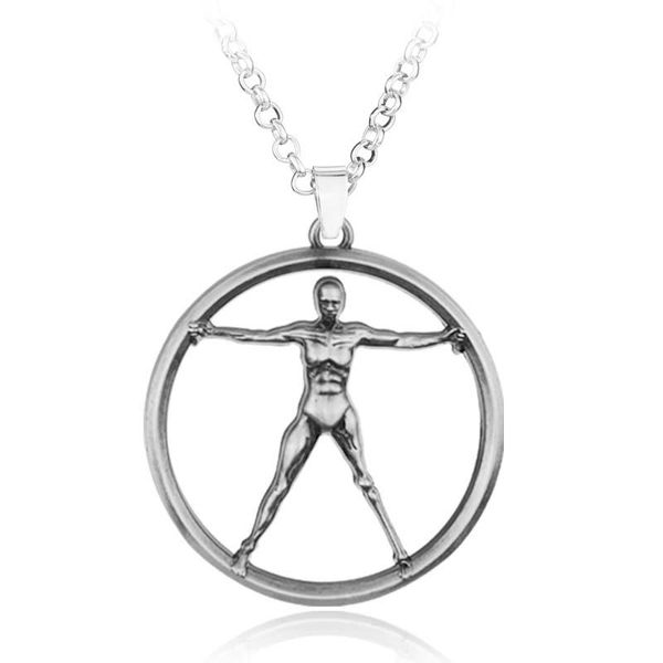 pendant necklaces cool westworld 3d robot model logo metal alloy necklace gift for fans fashion accessories, Silver
pendant necklaces cool westworld 3d robot model logo metal alloy necklace gift for fans fashion accessories, Silver
